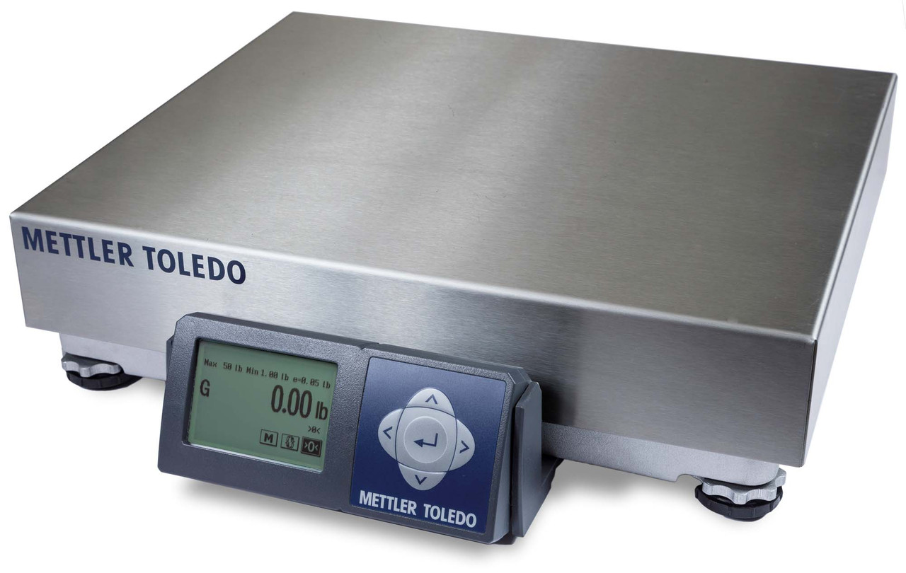 Mettler Toledo BC60 Series BCA-222-60U-1101-110 Shipping Bench Scale, 150 lb. x 0.05 lb., NTEP