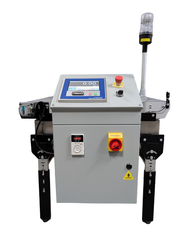 scales plus heavy-capacity in-motion checkweigher