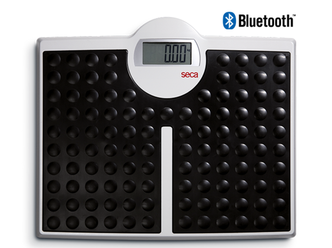 SECA 813BT DIGITAL FLAT SCALE W/ BLUETOOTH, 440 LB X 0.2 LB